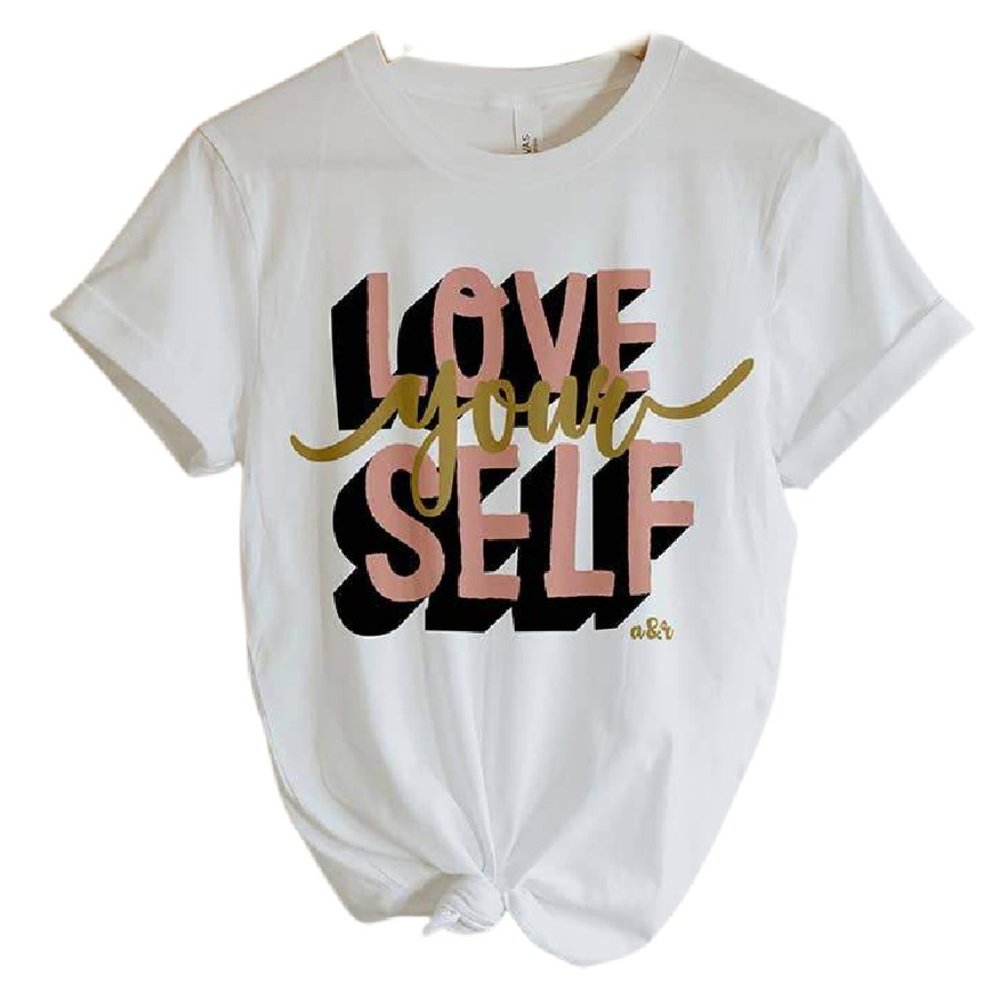 Love Yourself Comfy Eco-Friendly T-Shirt: Sustainable Style